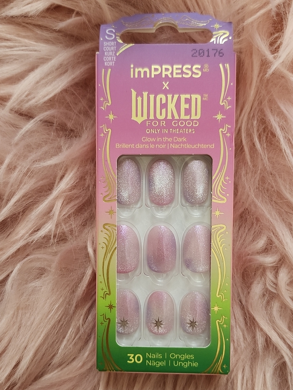 LIMITED EDITION!! Brand New KISS IMPRESS X WICKED False Nails-S